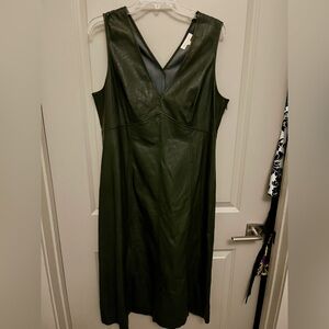Prologue Dark Green Midi Dress